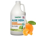 Puhas Aloe Vera Joogigeel - Oranž Tangeriin Maitsestatud - Külmtöödeldud Sisefilee - Mahepõllumajanduslikust Värsked Lehed Texas - kõrvetiste Abi - Happe Refluks - 64 fl oz