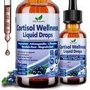 Kortisooli täiendused naistele ja meestele, 17-in-1 kortisooli vähendaja Detox Manager w. Magneesium Glütsinaat Ashwagandha, L-Theanine, fosfatidüülseriin, hormoon Tasakaalustatud naistele, Recess meeleolu fookus, uni