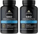 Ancient Nutrition probiootikumid, SBO probiootikumid Ultimate 50 miljardit CFU-d * / teenimine, seedimine ja immuunsuse tugi, Gluteenivaba, iidsed supertoidud segu, purustatud 60 kapslit (2 pakendit)