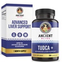 Ancient Bliss Tudca 500mg, 30 kapslit (Tauroursodeoxycholic Acid) - sapisoolad Maksatoetuslisand, looduslik mõru maitse - Vegan Sõbralik, Non GMO, Gluteenivabad kapslid (30 kapslit (Pakk 1)