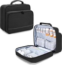 Damero Pill Pudeli Korraldaja, Meditsiin Pudelid Ladustamine Kott Ravimid Reisimine Kandes Juhtum Pill Korraldaja, Vitamiinid, Meditsiinilised Toidulisandid, Must, Patent Design