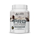 Core Nutritionals PRO Gourmet Protein Blend | Whey Protein Blend | with MCTs & Digestive Enzymes | Sustained Release Protein & Recovery Support | 26 Servings (Cookies N Cream)