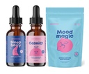 JoySpring SleepBerry Vedel melatoniin, magneesiumtsitraat ja glütsinaattilgad ja meeleolu safran Pixie Stick lastele