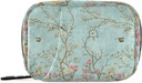 Pill Case Flower Birds Pill Box 7 Day Pill Case Bag Travel Pill Korraldaja kott koos Zipper Portable Weekly Case Compact Suurus Vitamiini täienduse hoidja