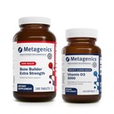 Metageenika Bundle - luude ehitaja ekstra tugevus & D3 5000-180 luuehitaja tabletti * - 20 Softgels D3 5000 jaoks immuunsuse toetamiseks ja südame terviseks *