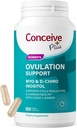 CONCEIVE PLUS ovulatsiooni toetus | Myo-Inositool & D-Chiro Inositool naistele viljakus | PCOS toidulisandid reproduktiivtervise hormoonide tasakaalu naistele | COQ10, foolhape, ingver | 30 päeva pakkumine
