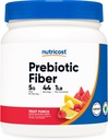 Nutrikost Prebiootiline Fiber Powder (1 LB, Fruit Punch) - Seedetrakti Tervis, Looduslik Fiber Supplement, Lahustuv Taim Fiber Blend