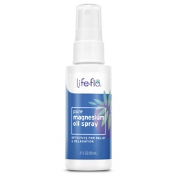 Life-flo Pure Magnesium Oil Spray w / kontsentreeritud magneesiumkloriid Zechsteini merepõhjast, rahustav leevendus ja lõdvestumine, Soothes lihased ja liigesed, 60-päevane garantii, ei ole testitud loomadel, 2oz