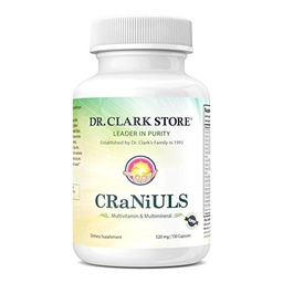 Dr Clark Store CRaNiULS (Multi Vitamiin & Mineral), 520 mg 150 želatiinkapslit