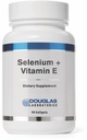 Douglas Laboratories Selenium + Vitamiin E | 400 IU loodusliku vormi E-vitamiini ja 50 μg Selenium | 90 Softgels