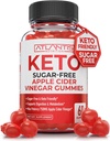 Atlantis Nutrition Sugar-Free Keto ACV Gummies for Weight Los - Õunasiidri äädikakummid Formuleeritud 750MG ACV per Serving - Toetab seedimist, Kaalulangus, Detox & Cleansing - 60 Count