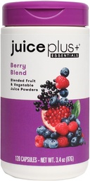 JuicePlus + Berry Blend: Concordi viinamarjade, mustika, Jõhvika ja muuga - kogu toidupõhine, vegan, taimepõhised vitamiinid - gluteenivaba, mitte-GMO, Kosher - 1 pudel (60 serveerimist)