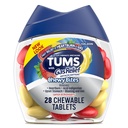 TUMS Chewy Bites närimistable Antacid tabletid gaasivabastus, sidrun ja maasikas - 28 Count