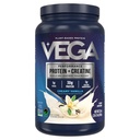 Vega valk + kreatiin - 30 g taimepõhist valku, vanilje, 20 serveerimist, 3 g kreatiini, 5 g BCAA-sid, Vegan, Keto, Gluteenivaba, piimavaba, madal süsivesik, lihaste kasvatamiseks ja parandamiseks, joogisegu, 33,9oz
