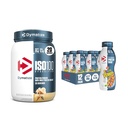 Bundle of Dymatize Performance Protein Shake, Fruity Pebbles (12 pakki) + ISO100 Vadakuvalgu pulber Isolaat, Gourmet Vanilla (20 Servings)
