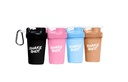 Värvid 4 Pack - 4oz Mini Shaker pudel enne treeningut, Kreatiin, väikesed Scoopi toidulisandid (mitte valgu jaoks) Clip & Shaker Ball