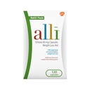 Alli Kaalulangus Dieet pillid, Orlistat 60 mg kapslid, Non Rescription Kaalulangus Abi, 120 Count Refill Pack