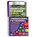 Termogeensed rasvapõletaja kapslid - kaalulangus pillid naistele ja meestele, isu vähendav, ainevahetuse kiirendaja - roheline tee, kohviekstrakt, gartsiinia cambogia - dieedi tabletid kaalulangus - 60 kapslit