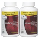 Liikmed Mark Acetaminophen, 1200 Caplets, Pain Reliever, 500 mg