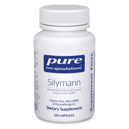 Puhtad kapslid Silymarin - 250 mg piimaohakas kapsli kohta - Maksa tervisetoetus - Antioksüdandid Supplement - Non-GMO & Vegan - 120 kapslit