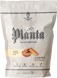 Ambrosia Planta - Premium Taimepõhine Valk | Vegan & Keto Sõbralik | Gourmet Lõhnad Ilma Puhumise või Mao Upset | Gluteen & Soja Vaba | Ei Lisatud Suhkrut | 25 Servingut | Maapähklivõi Cup
