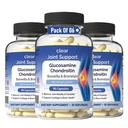 Glükoosamiin Chondroitin MSM kurkumi ja boswellia 540 kapslit | 8-in-1 ühine tugilisa paindlikkus ja liikuvus | ühine täiendus meestele ja naistele - toetab tagasi, põlved, puusad ja liigesed