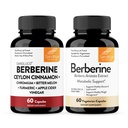 Sandhu's Blood Sugar Complex Bundle koos Berberine HCL Supplement (60 loe iga) | toetab üldist heaolu meestele ja naistele