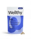 Wellthy Night Time Thermogenic - Vitamiin B6, Ashwagandha & Melatoniin - Öine termogeensed naistele - Kõhu termogeenne - Natural kaalulangus täiendused naistele, 60ct