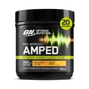 Optimum Nutrition Amped Pre-Workout, koos tsitrulliin, beeta-alaniin, nootroopika ja 300mg kofeiini energia, Citrus Mango, 20 Servings (Pakendamine võib varieeruda)