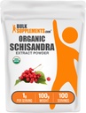 BulkSupplements.com Orgaaniline Schisandra ekstrakti pulber - Schisandra lisand, Schisandra marjadest, taimsest lisandist - gluteenivaba - 1 g Serving, 100 g (3,5 oz) (pakk 1)