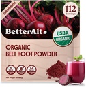 Parem Alt Organic Beet Root Powder, USDA sertifitseeritud - lämmastikoksiidi täiendus, peedimahla pulber Superfood terve südame, peedilisandi, peedipulber - 112 Servings, 1 lb