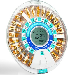 Windtrace Automatic Pill Dispenser Eakatele, Elektrooniline Igakuine Pill Korraldaja Häire & Valgus, 28 Päeva Smart Lock Ravimi Dispenser, Ajastatud Pill Dispenser Masin Retseptide Ja Vitamiinide