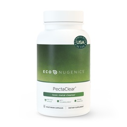 EcoNugenics PectaClear Detox Supplement for Toxic Metal Cleanse – looduslikult ja ohutult kõrvaldab toksiinid soolestiku, maksa ja neerude detox & remont – Aitab energia, kaalu, hormoonide tasakaalu – 60 kapslit