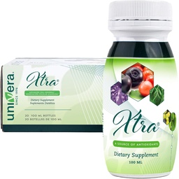 Univera Xtra Minis, multimineraalsete puuviljade kompleks, 15 looduslikku koostisosa, stressi juhtimine, fookus ja selgus, ühine mugavus, antioksüdantide kaitse - 3,38 Fl Oz (20 pakk)