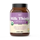 Täielik looduslikud tooted Puhas orgaaniline piimaohakas kapslid - 500 mg Silymarin Pulber 100 pillid
