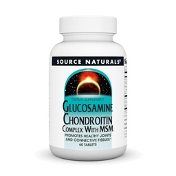 Source Naturals Glucosamine Chondroitin Complex with MSM, 60 Tablets