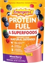 Emergen-C valgupulber Kütus ja Superfoods (16 Servings, segatud marjamaitse) Taimepõhine ja taimetoitlane raputada segu orgaaniliste superfoods, C-vitamiin ja muud antioksüdandid