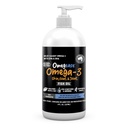 100% Pure Fish Oil for Dogs & Cats (1,545mg Omega 3 per Teaspoon) 8oz. Loaded with EPA & DHA for Joints, Skin & Coat, Itching, Heart & Immune Health. Stronger Than Salmon Oil. Unflavored Omegease.