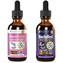 Rejuvica Tervis Tasakaalustatud Femme + NoctuRest - Toetada Naiste tasakaalu + Sleep - Vedelik kohaletoimetamine parema imendumise - Dong Quai, Melatoniin, Maca, Hops, Kummel, Theanine & More!