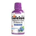 Bluebonnet Nutrition Vedel Kaltsiumtsitraat Magneesiumtsitraat, D3-vitamiin, luutervis, gluteenivaba, sojavaba, piimavaba, kosher,32 Servings, mustikamaitse, 16 Fl Oz (pakk 1)