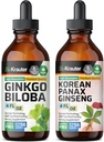 BIO KRAUTER Ginkgo Biloba Tinktuur 4 Fl. Oz... Ginseng Tinktuur 4 Fl. Oz.