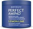 BodyHealth PerfectAmino Powder - BCAA ja EAA Pulber Pre ja Post Workout - Aminohappe energiajook meestele ja naistele, et toetada Lean lihaseid ja taastumist - Sidrunlubja - 30 serveerimist