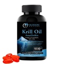 Antarktika krillõli 1000mg Softgels astaksantiin - Omega-3 EPA & DHA täiendus südame, aju ja liigeste tervise kujul fosfolipiidid– 60 Vanillimaitselised softgelid