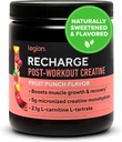 Legion Recharge Post Workout Supplement - kõik looduslikud lihaste ehitaja ja taastamise jook koos kreatiini monohüdraadiga. Looduslikult magustatud ja maitsestatud, ohutu ja tervislik. 60 serveerimist. (Puuviljapunch, 60 serveerimist)