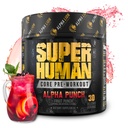 ALPHA LION Core Pre Workout Pulber koos kreatiiniga jõudluseks, beeta-alaniin lihastele, L-tsitrulliin pumpamiseks ja Tri-Source kofeiin jätkusuutlikuks energiaks (30 serveerimist, puuviljamaitset)