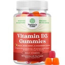 Loodused Käsitöö Vitamiin D3 Kummid igapäevaseks heaoluks - Maitsev D-vitamiini Gummies täiskasvanutele D3 2000IU ühe serveeritava luulihaste ja immuunsüsteemi tugi - Mitte-GMO želatiin ja gluteenivaba (60 päeva pakkumine)