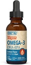 DEVA Vegan Omega-3 Vedelik DHA - EPA, Vetikatest Mittekala, Sidrunimaitse 2 Ounce