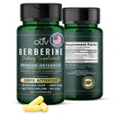 Oliv Pure Berberine Supplement kapslid - Berberine HCI 1000mg - Natural Metabolic Support 200mg Bitter Melon Fruit Extract ja 50mg Banaba Leaf - 2 Veggie kapslid päevas (30 Servings)