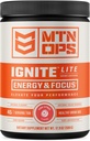 MTN OPS Ignite Lite Energiajook Pulber Gluteen Vaba lämmastikoksiidilisandi Joogisegu, L Arginiin, L tsitrulliin, Kofeiin ja Nootroopne Suhkruvaba Joogi Segu, 45 Servingut, Roosa Tsitrus