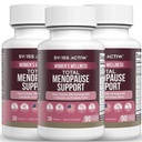 Swiss Activa+ Labs Total Menopause Support – Hormone Balance, Hot Flash Relief, Mood & Energy Boost, Gut Health, Vegan, Non-GMO Plant-Based Menopause Supplements for Women- 90-Day Supply